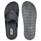 DOCTOR EXTRA SOFT Men's Flip Flops | Memory Foam, Lightweight, Cushioned | F-2