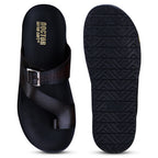 DOCTOR EXTRA SOFT F-1 Men's Leather Thong Sandals — Genuine Leather & Anti-Skid