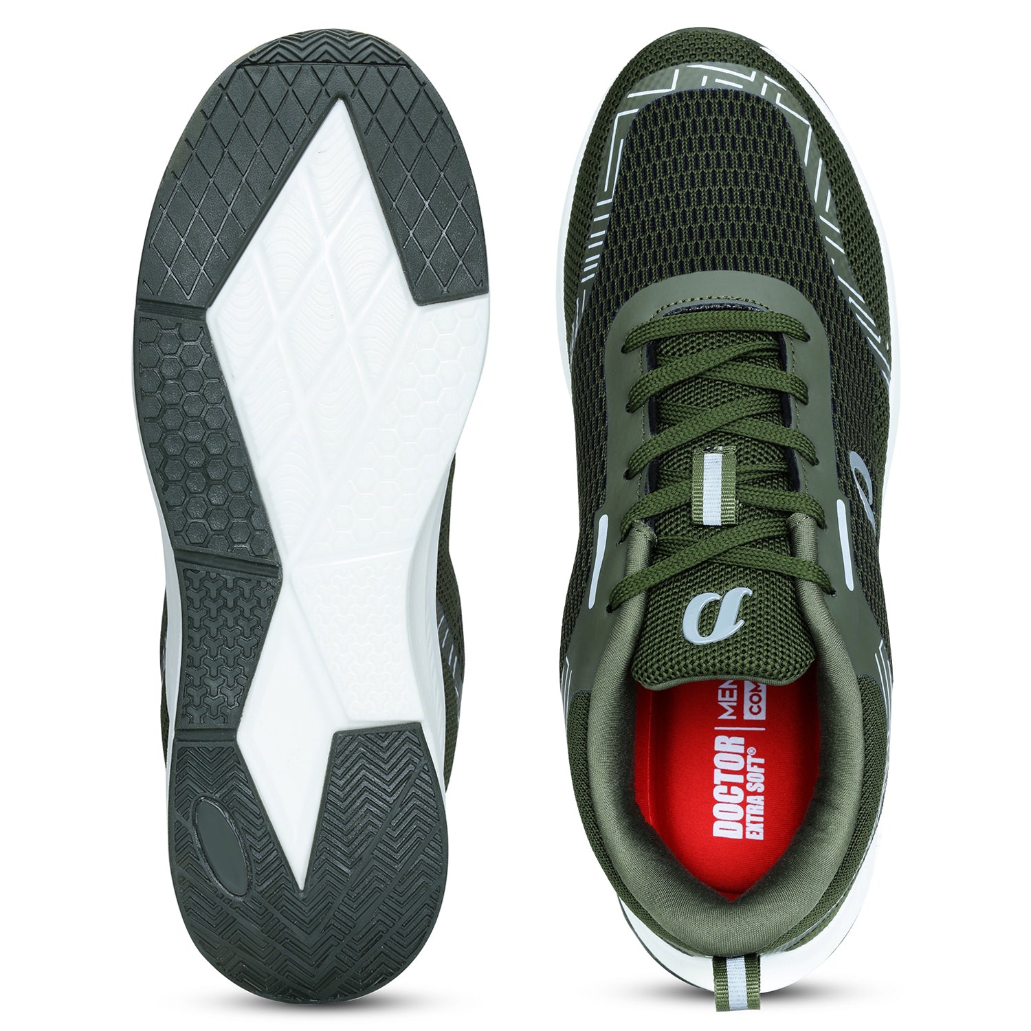 DOCTOR EXTRA SOFT D-2010 Men's Running Shoes — Memory Foam & Lightweight