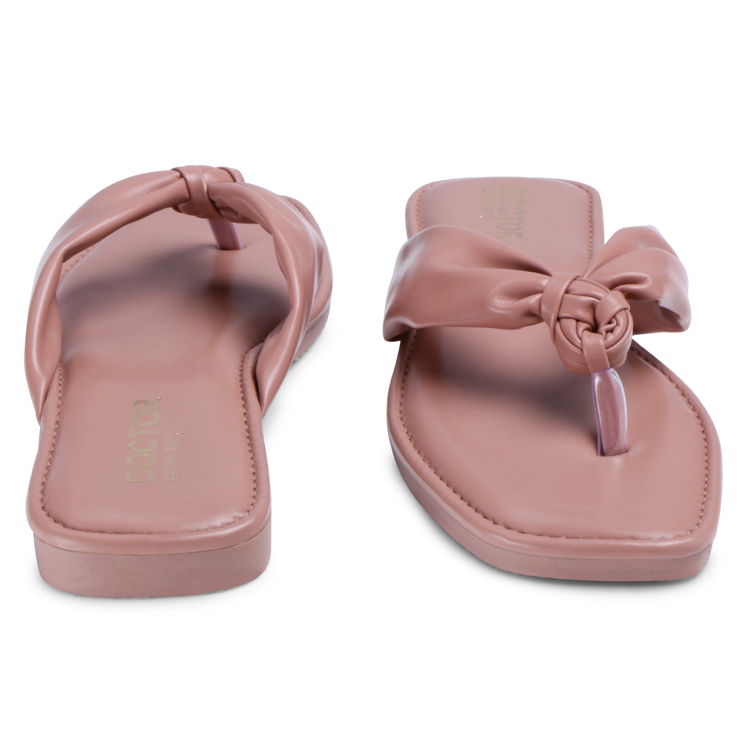 DOCTOR EXTRA SOFT D-653 Fashionable Stylish Trendy Memory Foam Flat Thong Flip Flop/Slippers for Women| Comfortable & Lightweight| Breathable & Anti-Slip| Outdoor Casual Chappals Sandals Ladies/Girls