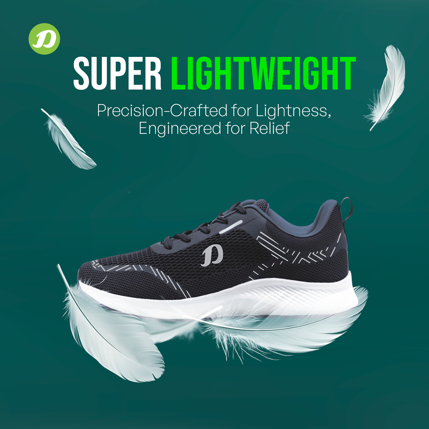 DOCTOR EXTRA SOFT D-2010 Men's Running Shoes — Memory Foam & Lightweight