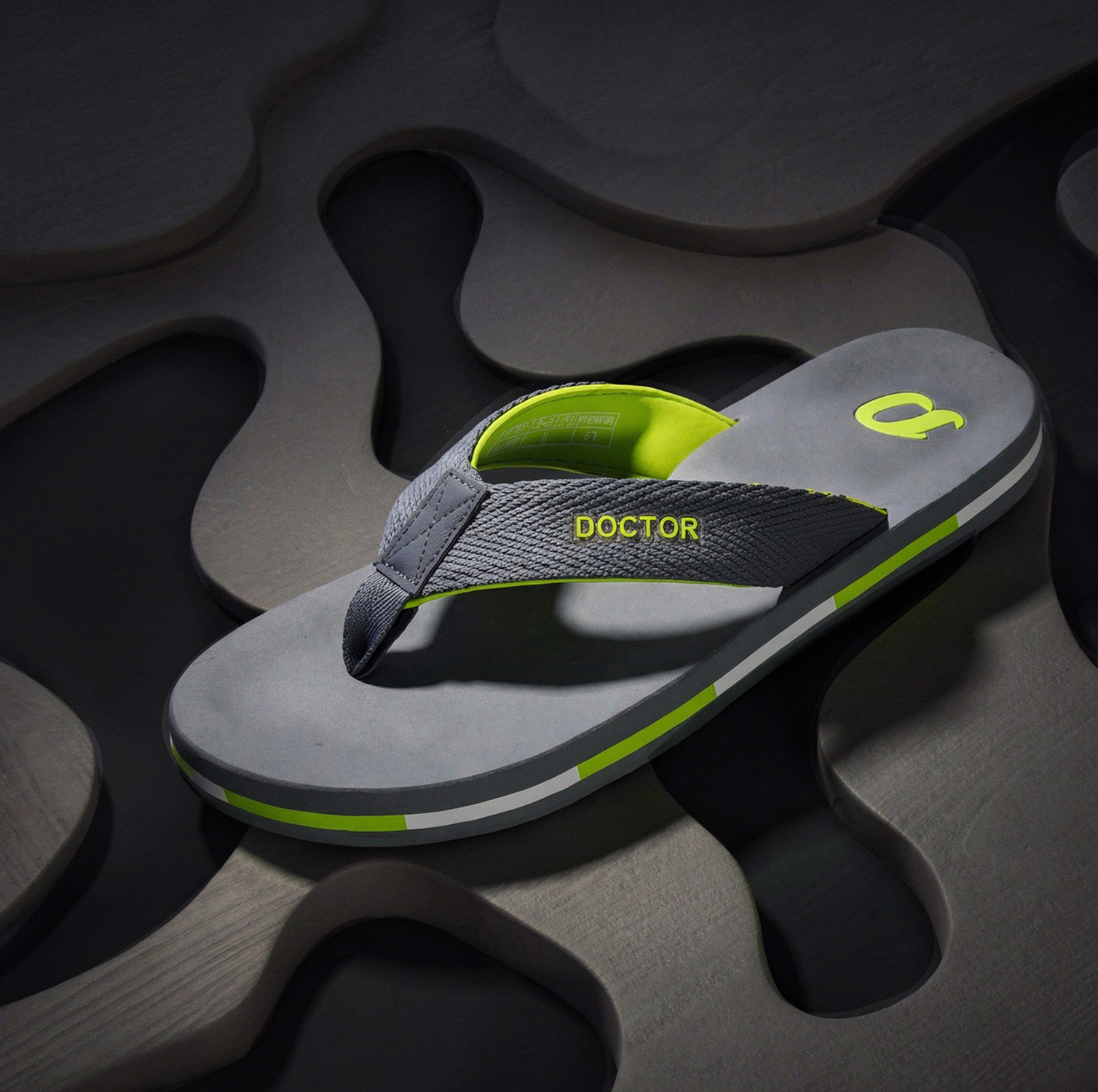 DOCTOR EXTRA SOFT D-35 Men's Flip Flops — Cushion Footbed & Orthopedic