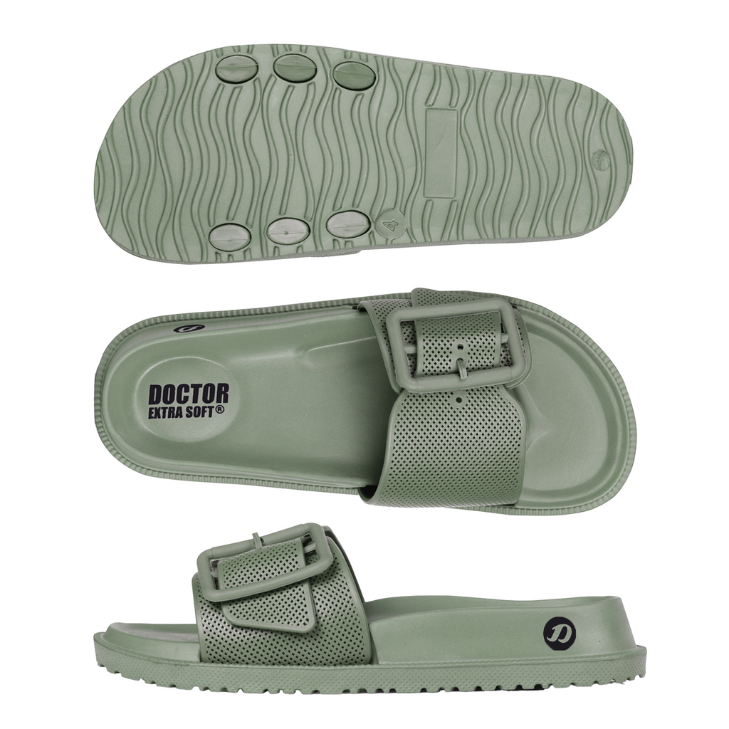 DOCTOR EXTRA SOFT D-526 Women's Slider Slippers — Cushioned & Anti-Skid
