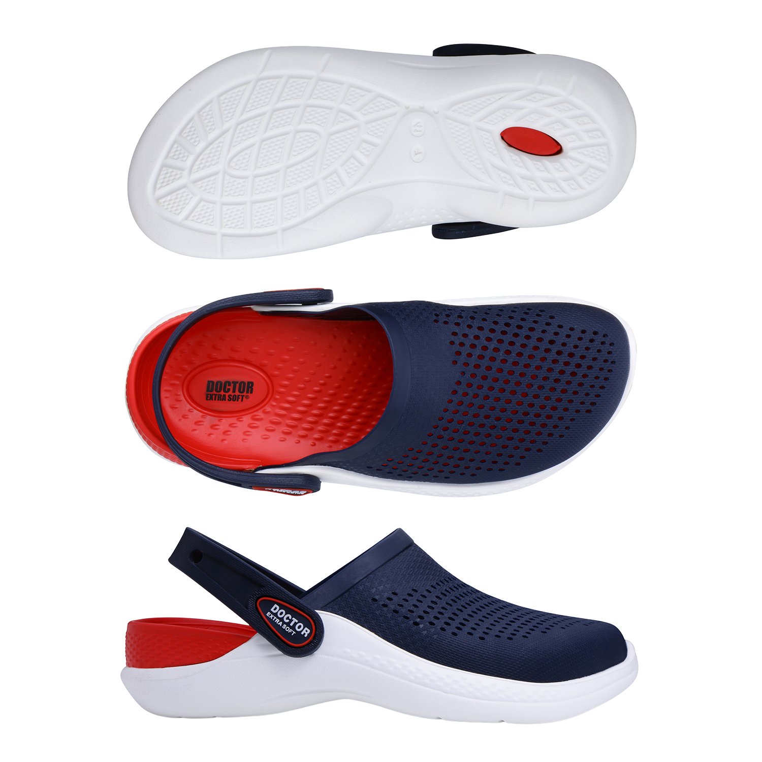 DOCTOR EXTRA SOFT D-513 Men's Clogs — Anti-Skid