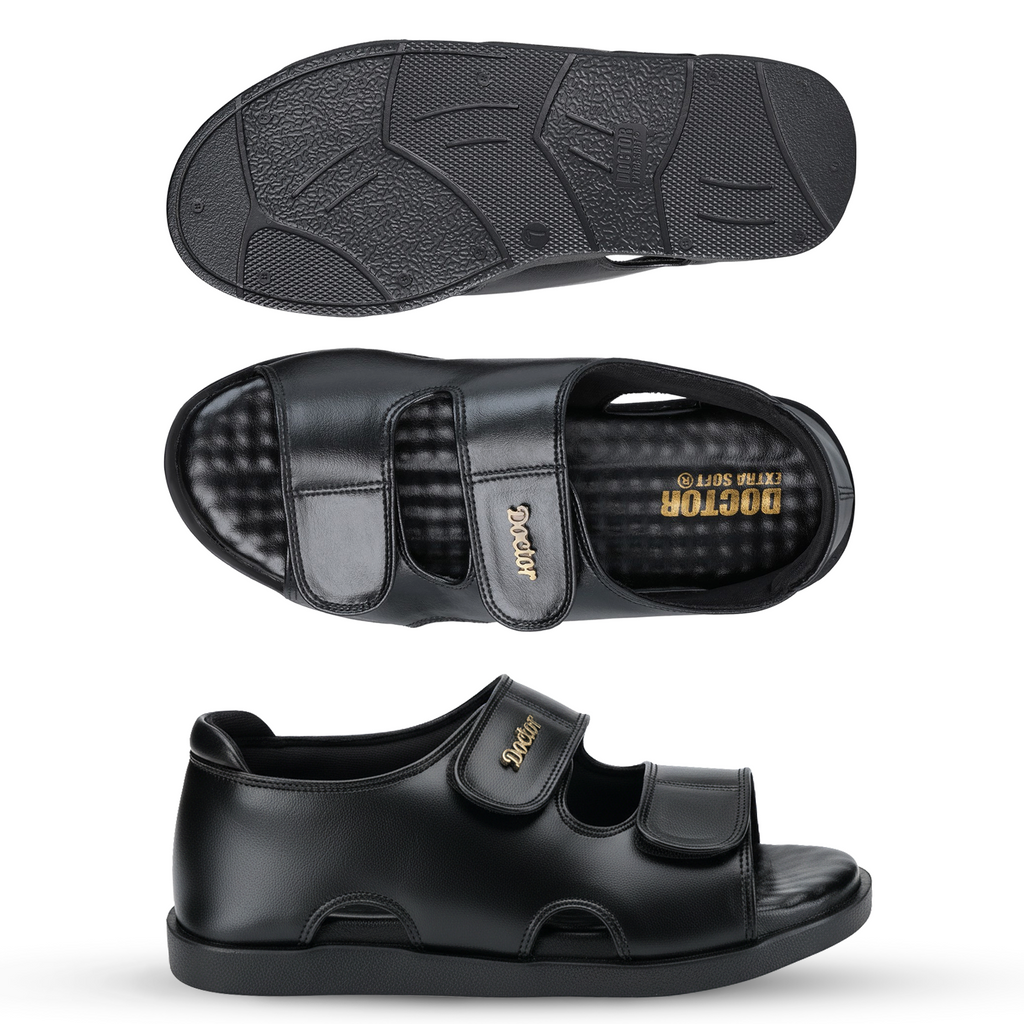 DOCTOR EXTRA SOFT L-10 Men's Sandals — Cushioned & Diabetic-Friendly