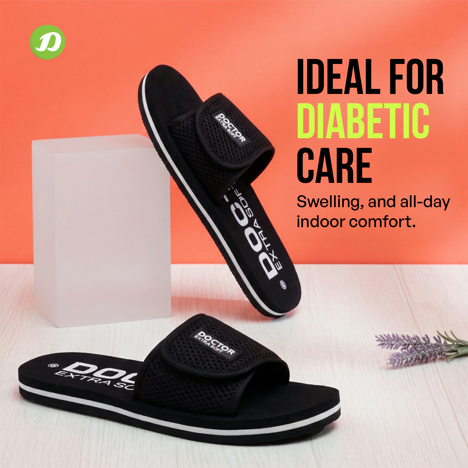 DOCTOR EXTRA SOFT D-17 Women's Flip Flops