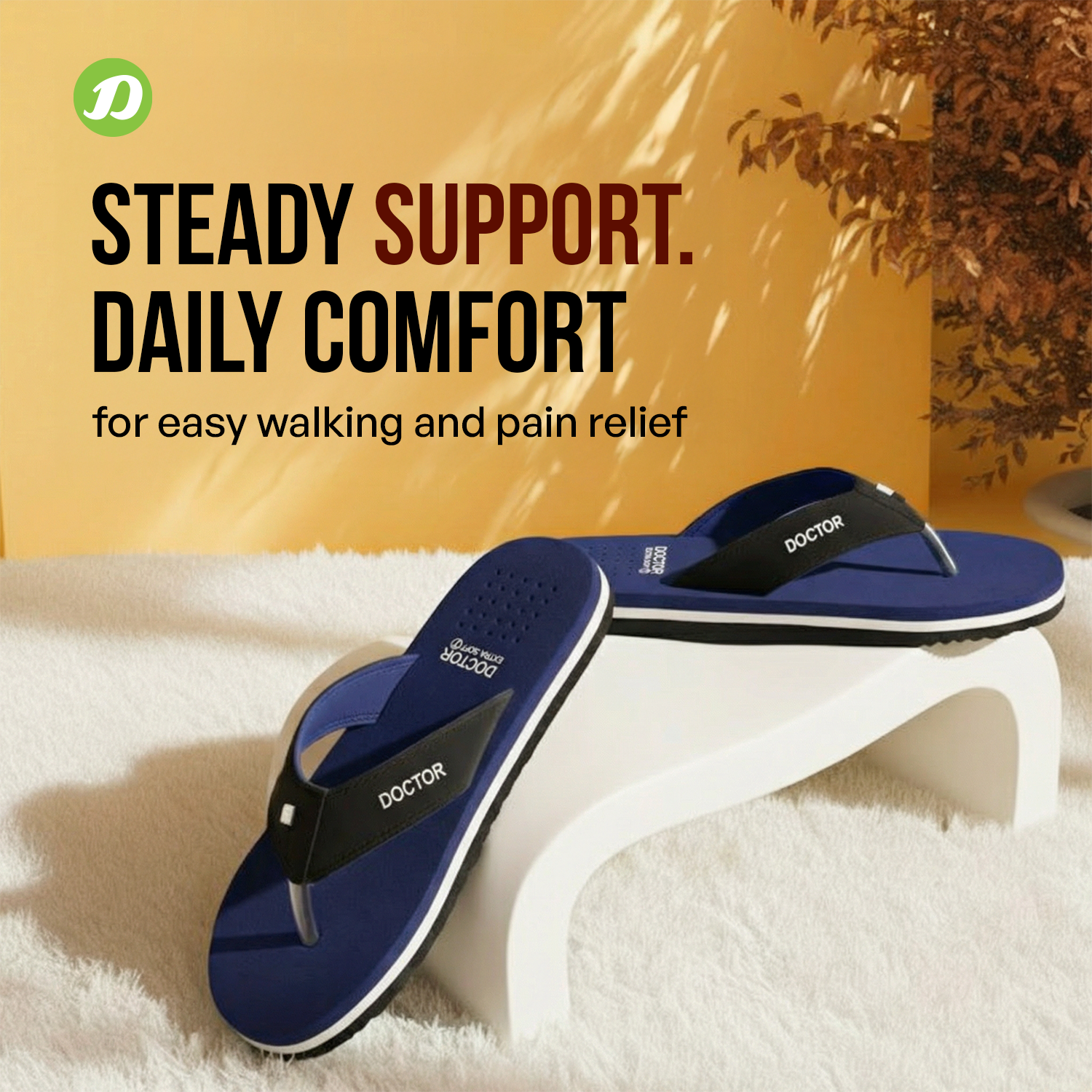 DOCTOR EXTRA SOFT D-24 Men's Sliders