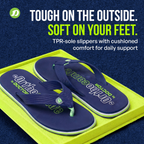 DOCTOR EXTRA SOFT D-36 Men's Flip Flops — Cushion Footbed & Orthopedic