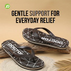 DOCTOR EXTRA SOFT D-01 Men's Flip Flops — Orthopedic