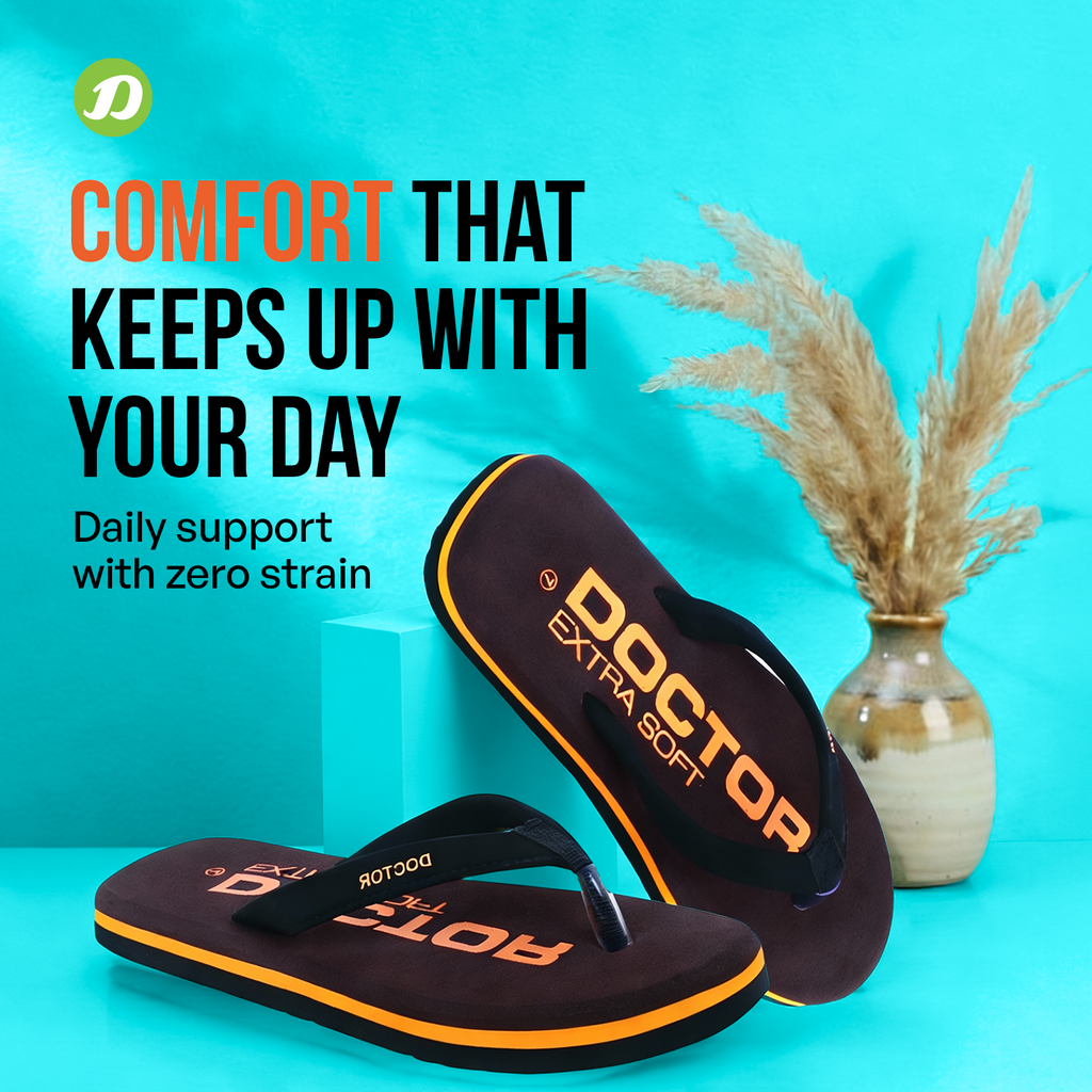 DOCTOR EXTRA SOFT D-27 Men's Slippers — Orthopedic