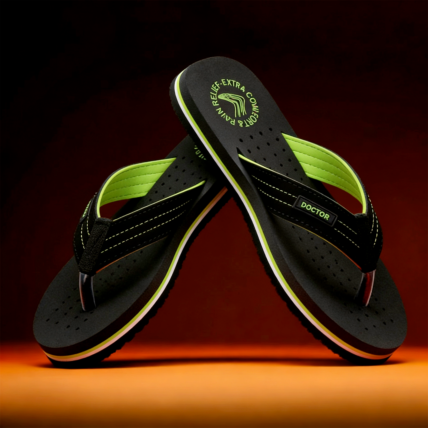 DOCTOR EXTRA SOFT D-28 Men's Flip Flops — Orthopedic