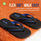 DOCTOR EXTRA SOFT D-34 Men's Flip Flops — Cushioned & Orthopedic