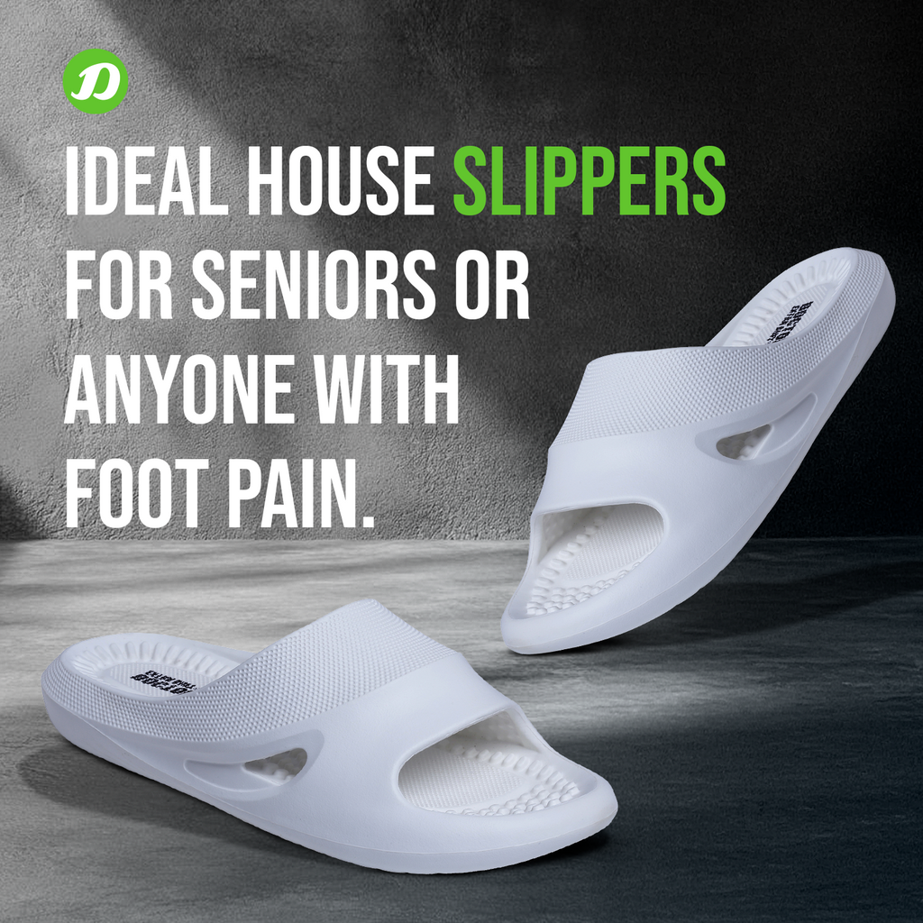 DOCTOR EXTRA SOFT D-534 Men's Slider Slippers — Acupressure & Orthopedic