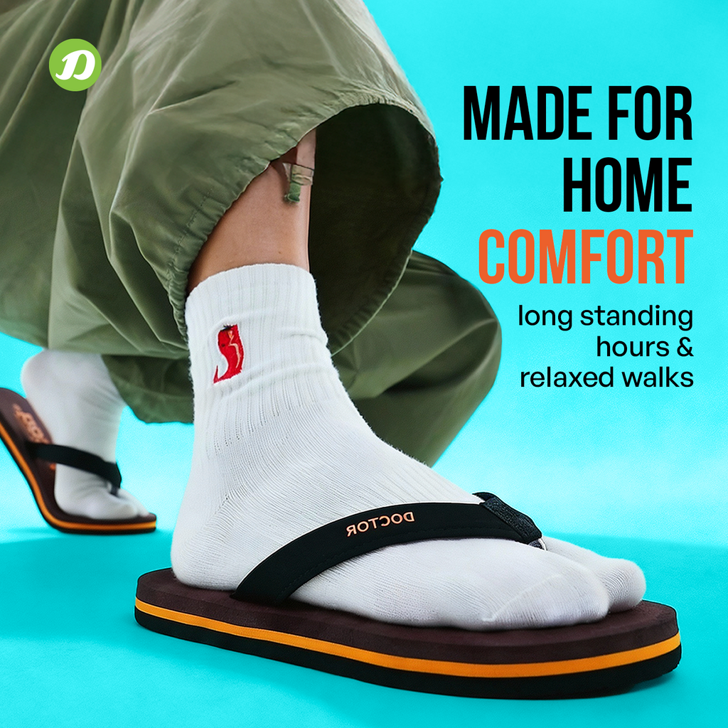 DOCTOR EXTRA SOFT D-27 Men's Slippers — Orthopedic