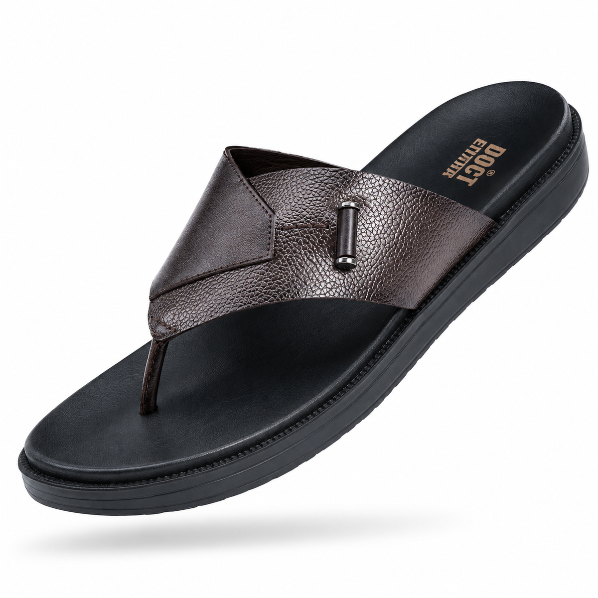 DOCTOR EXTRA SOFT Men's Flip Flops | Memory Foam, Lightweight, Cushioned | F-2