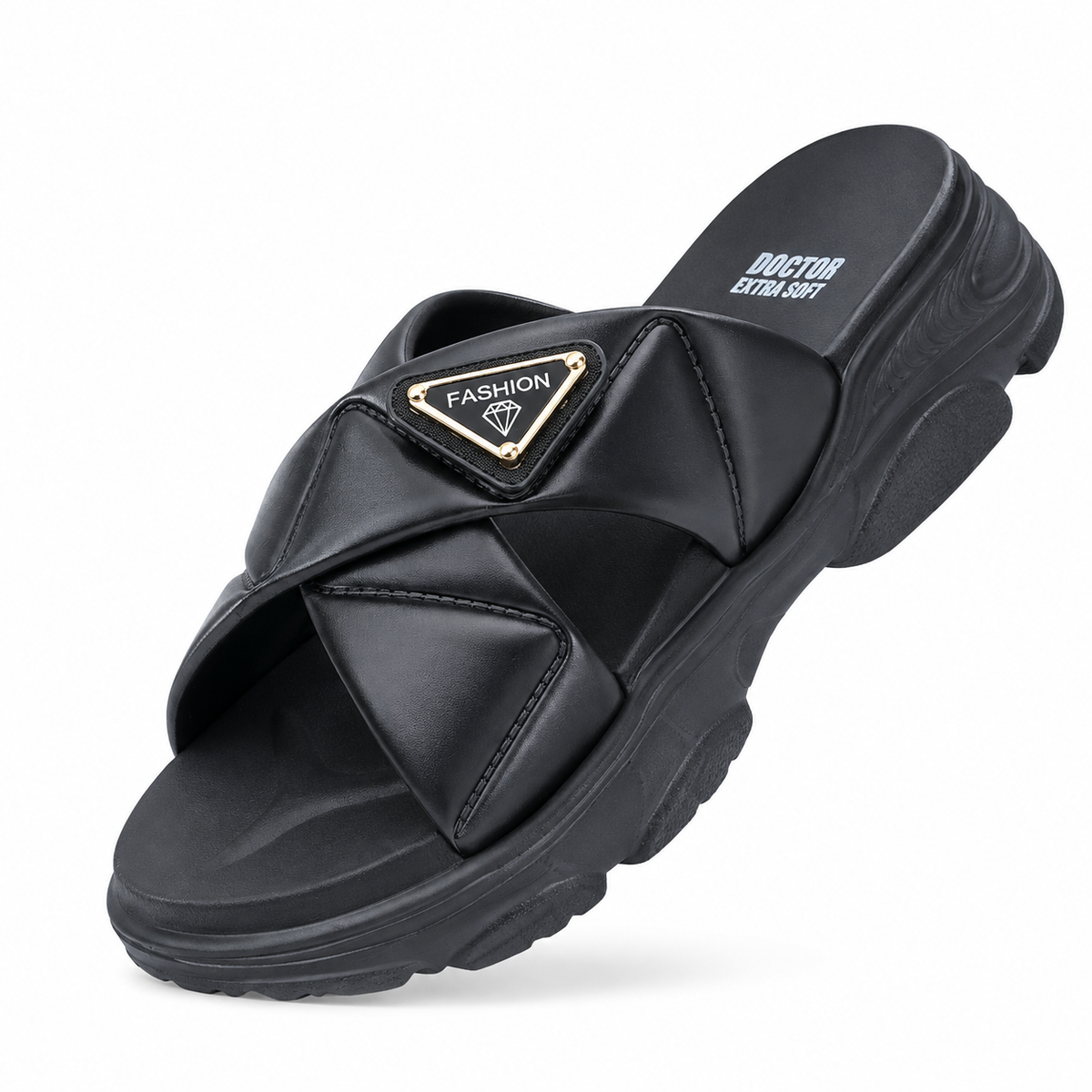 DOCTOR EXTRA SOFT Women's Flip Flops | Anti-Skid, Waterproof, Lightweight | D-521