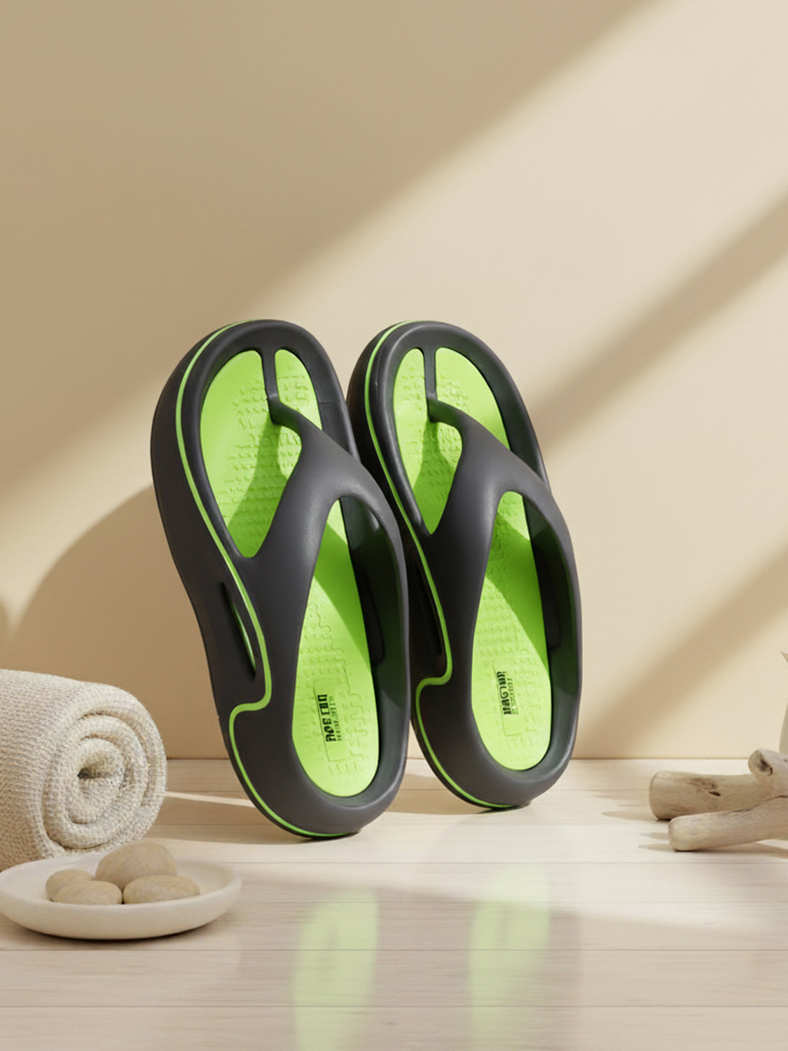 DOCTOR EXTRA SOFT Men's Flip Flops | Acupressure, Anti-Skid, Waterproof | D-544