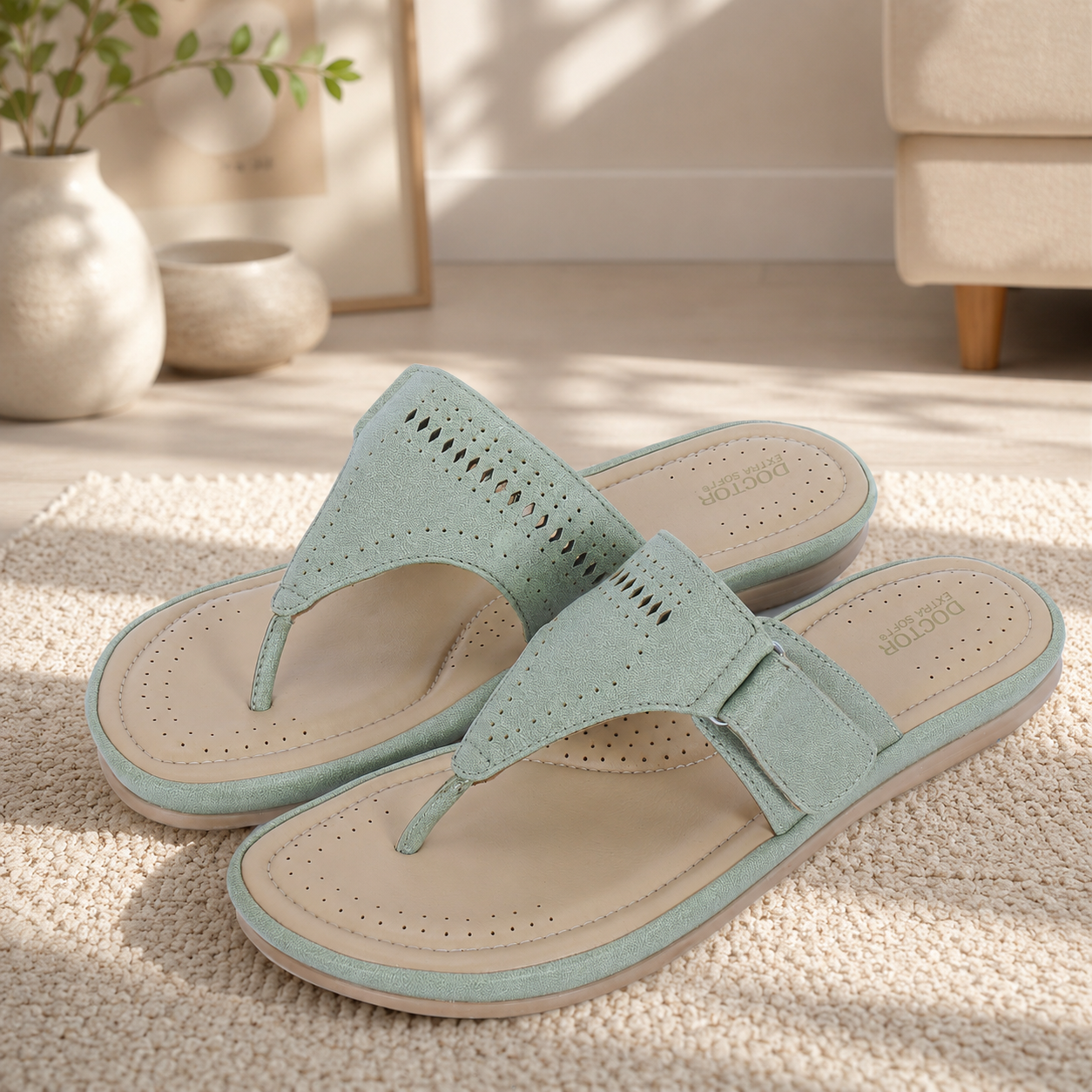 DOCTOR EXTRA SOFT D-608 Women's Sandals — Memory Foam & Orthopedic