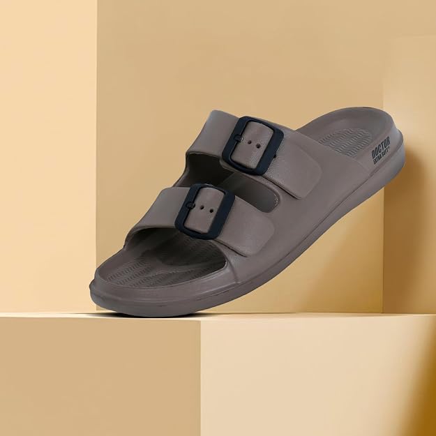 DOCTOR EXTRA SOFT D-505 Men's Slider Slippers — Cushioned & Anti-Skid