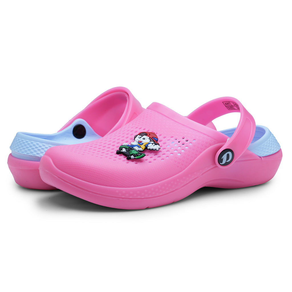 DOCTOR EXTRA SOFT D-536 Unisex-Child Kids Classic Rainy Monsoon Clogs/Sandals Soft Comfortable Indoor & Outdoor Slippers Stylish Non-Slip Sports Casual Cool Cartoon Cute House Mules Boys & Girls