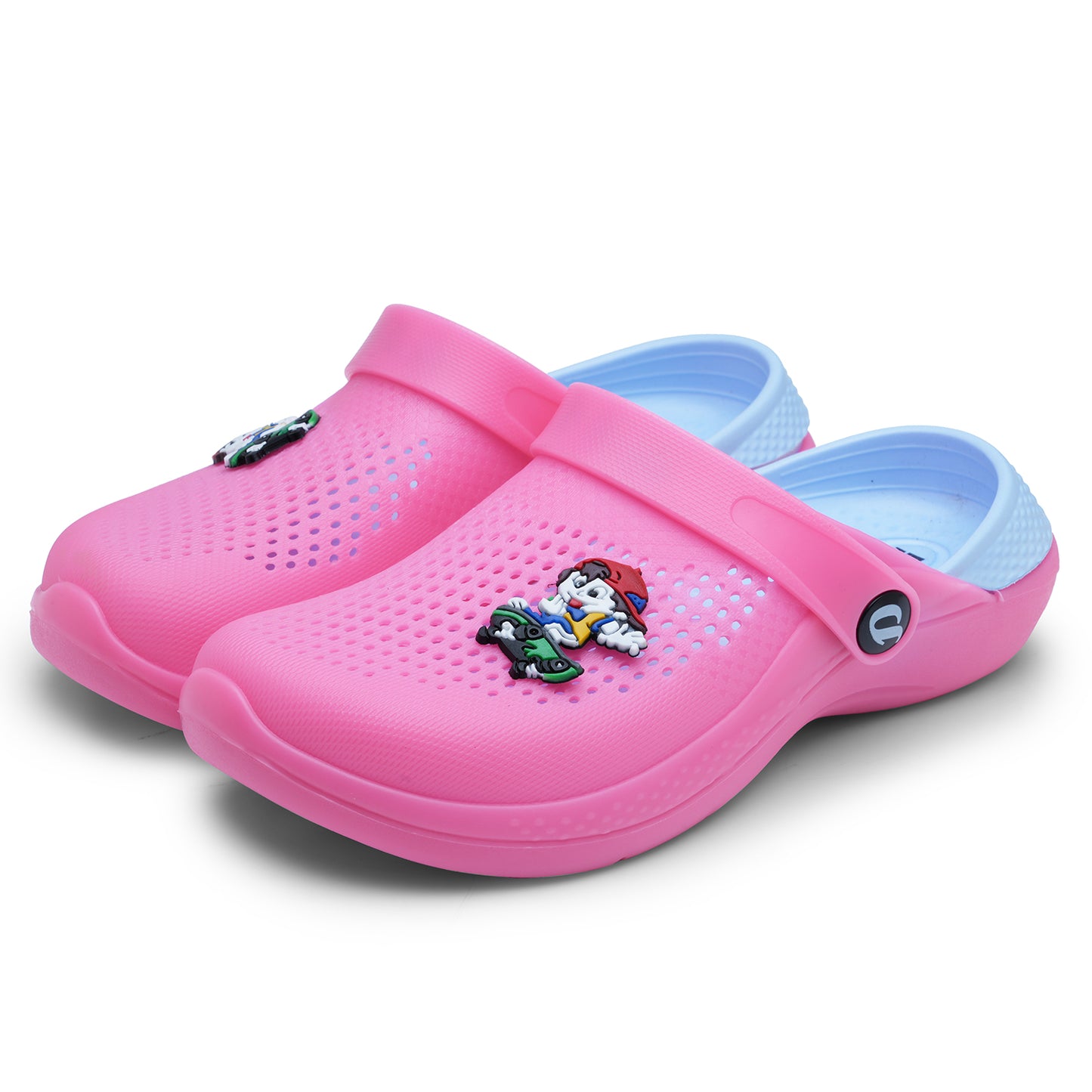 DOCTOR EXTRA SOFT D-536 Unisex-Child Kids Classic Rainy Monsoon Clogs/Sandals Soft Comfortable Indoor & Outdoor Slippers Stylish Non-Slip Sports Casual Cool Cartoon Cute House Mules Boys & Girls