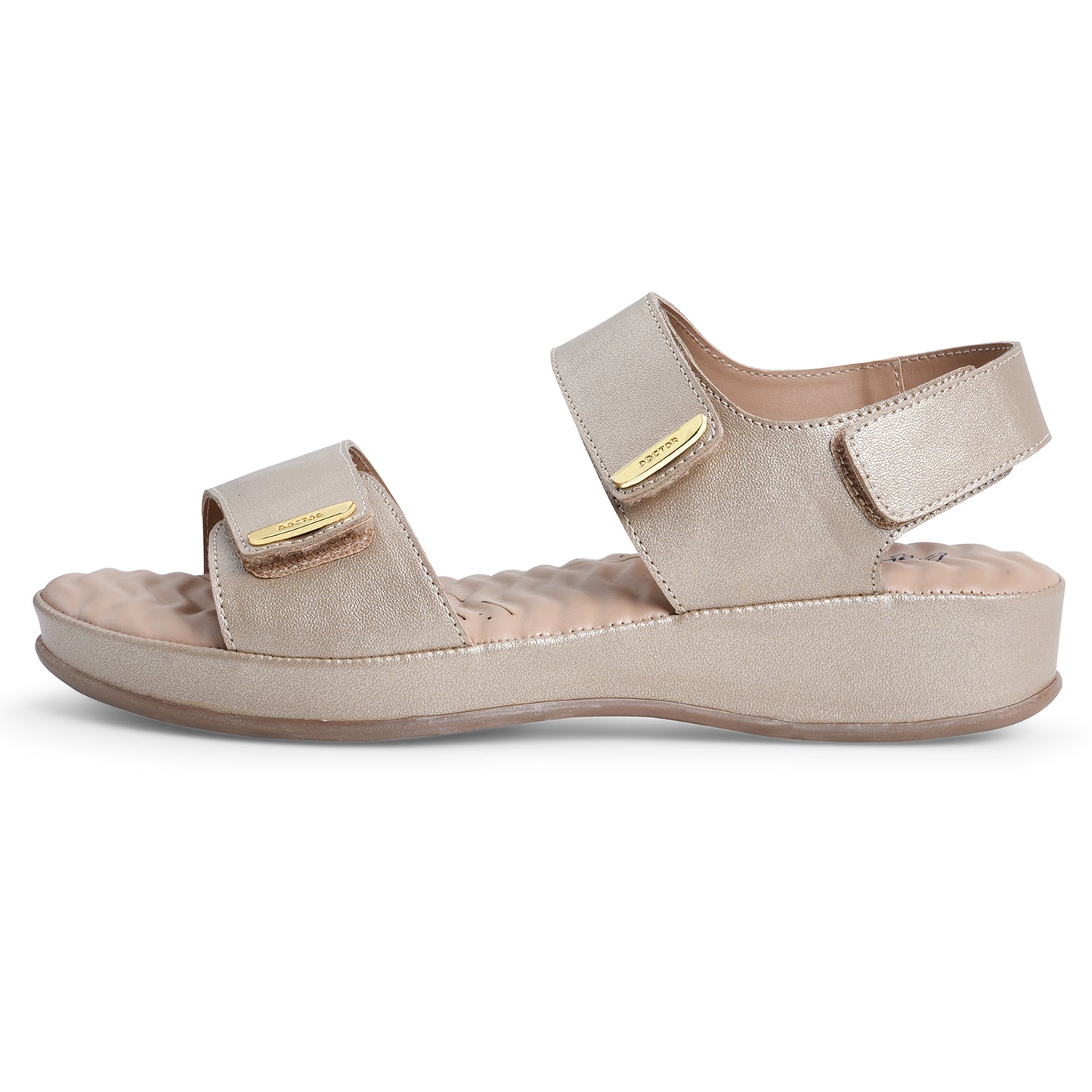 DOCTOR EXTRA SOFT 619 Women's Comfort Sandals with Memory Foam Cushion & TPR Outsole|Stylish & Lightweight Casual & Non-Slip Diabetic | Orthopedic Flip Flops/Slippers Adjustable Strap Ladies & Girls