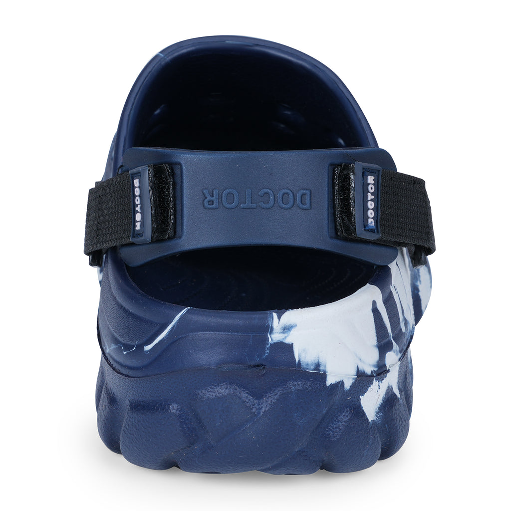 DOCTOR EXTRA SOFT D-550 Men's Classic Camo Casual Sports Clogs/Sandals with Adjustable Back Strap for Adult| Comfortable & Lightweight| Stylish & Anti-Skid| Waterproof & Everyday Use Mules Gents Boys