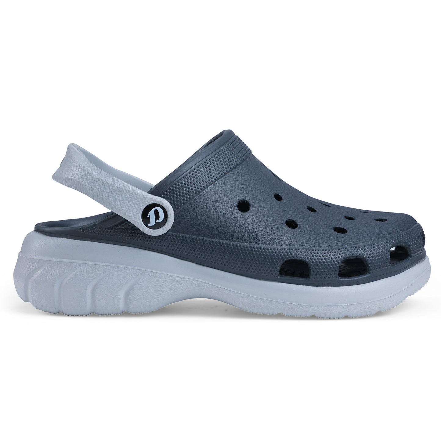 DOCTOR EXTRA SOFT D-551 Men's Double Color Comfy Casual Sports Clogs/Sandals with Adjustable Back Strap for Adult| Comfortable & Lightweight| Stylish & Anti-Skid|Waterproof Daily Use Mules Gents/Boys