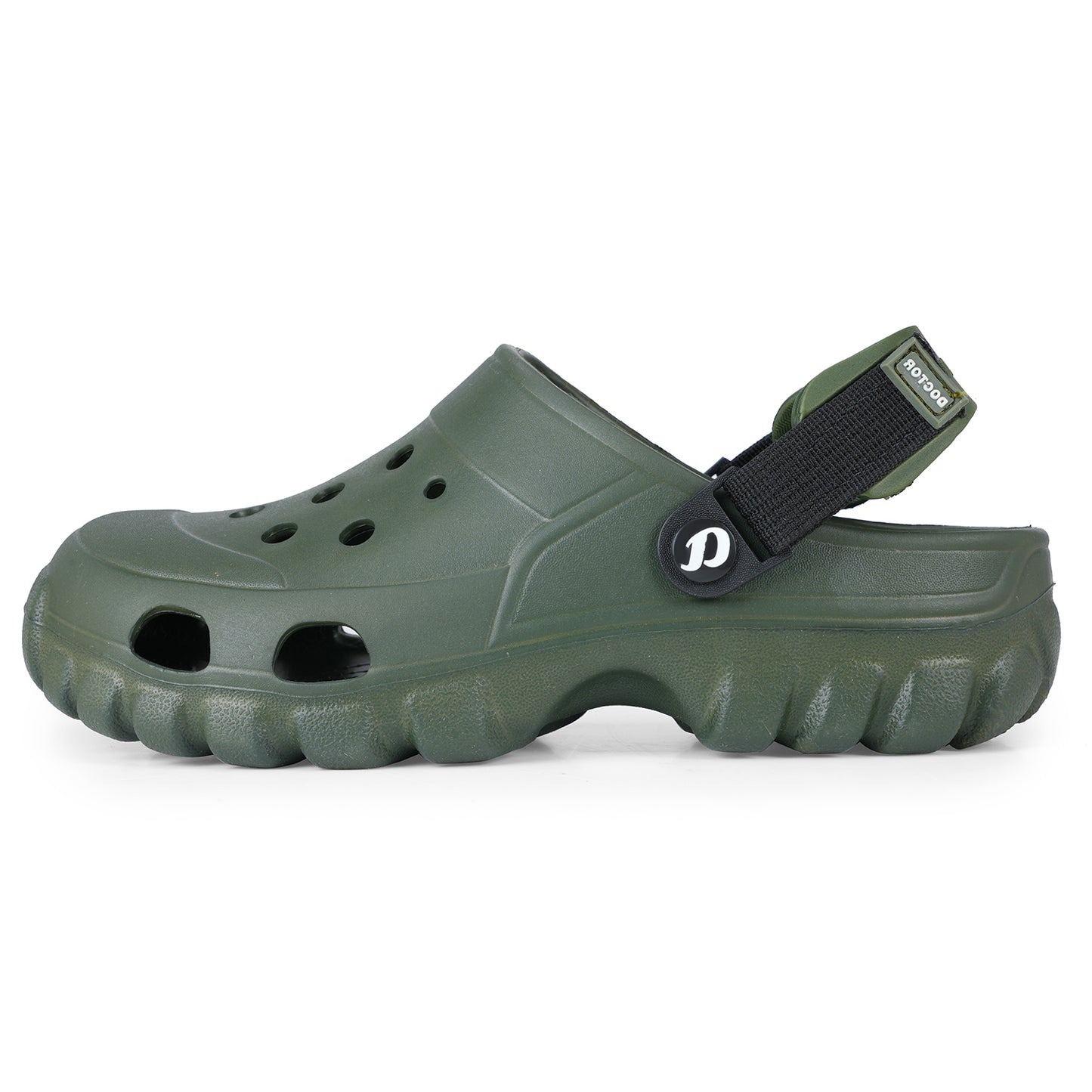 DOCTOR EXTRA SOFT D-546 Men's Classic Casual Sports Clogs/Sandals with Adjustable Back Strap for Adult | Comfortable & LightWeight| Stylish & Anti-Skid|Waterproof & Everyday Use Mules for Gents & Boys