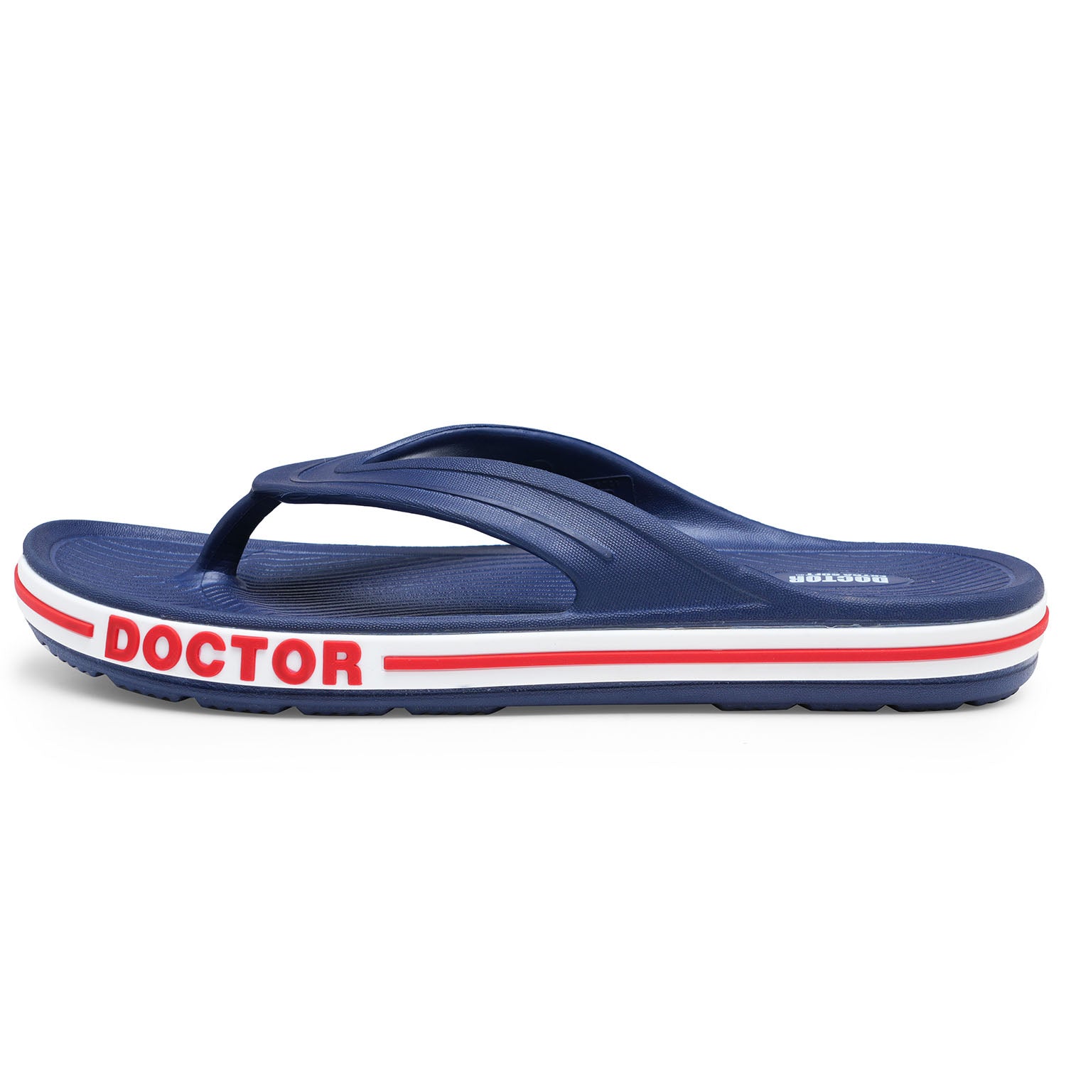 DOCTOR EXTRA SOFT D-553 Men's Classic & Premium Casual Flip Flops with Soft Acupressure for Adult | Comfortable & LightWeight| Stylish & Anti-Skid |Waterproof Everyday Cushion Slippers for Gents/Boys