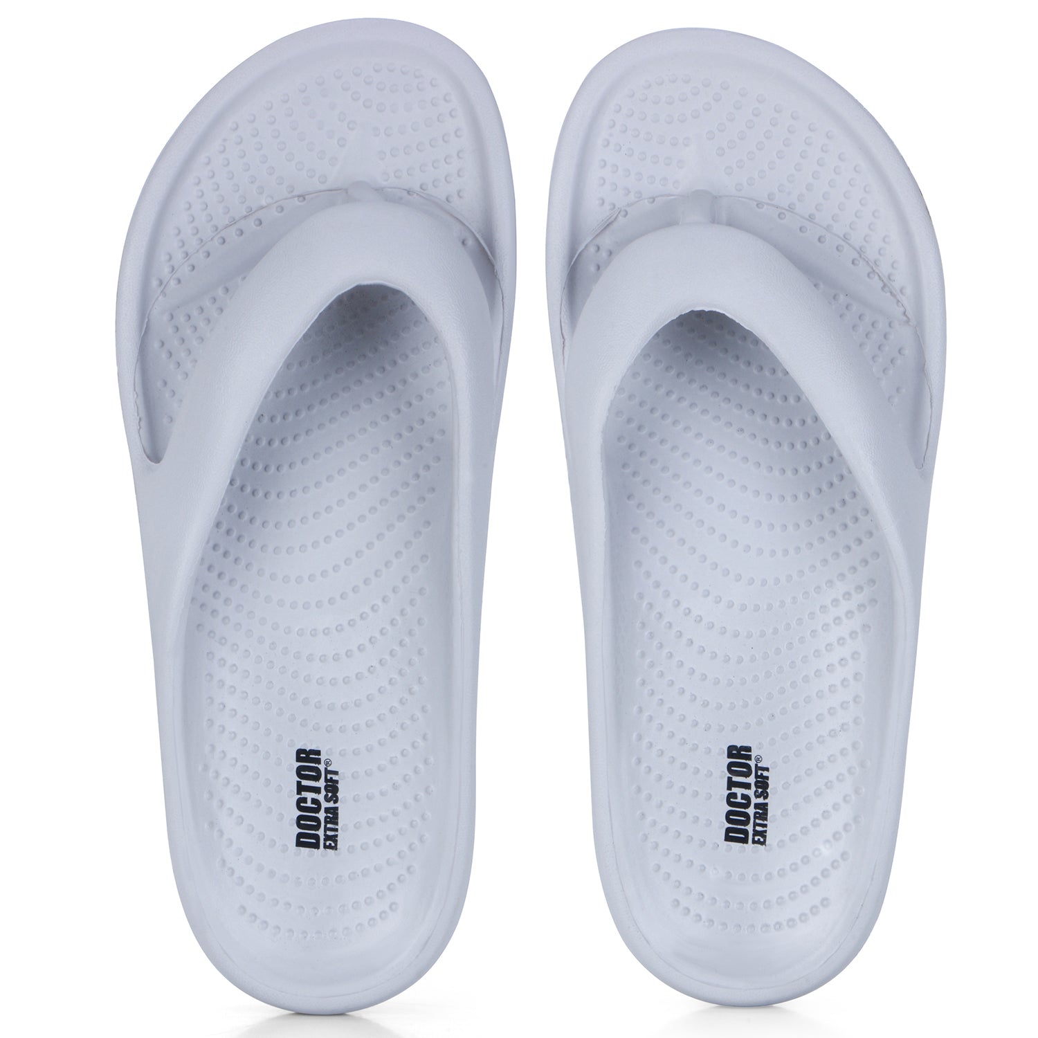 DOCTOR EXTRA SOFT D-506 Men's Classic Casual Thong Slippers with Cushion FootBed for Adult |Comfortable & LightWeight | Stylish & Anti-Skid |Waterproof & Everyday Indoor Outdoor Flip Flops Gents/Boys