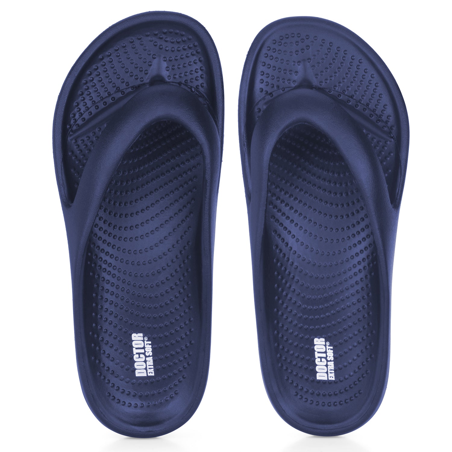 DOCTOR EXTRA SOFT D-506 Men's Classic Casual Thong Slippers with Cushion FootBed for Adult |Comfortable & LightWeight | Stylish & Anti-Skid |Waterproof & Everyday Indoor Outdoor Flip Flops Gents/Boys