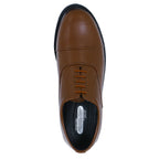 DOCTOR EXTRA SOFT D-801 Mens Classic Oxford Memory Foam Shoe for Uniform Dress, Black Formal, Office, Party,Wedding| Lightweight & Comfortable| Premium PU Grip Sole Derby Slip on Lace Up Gents & Boys