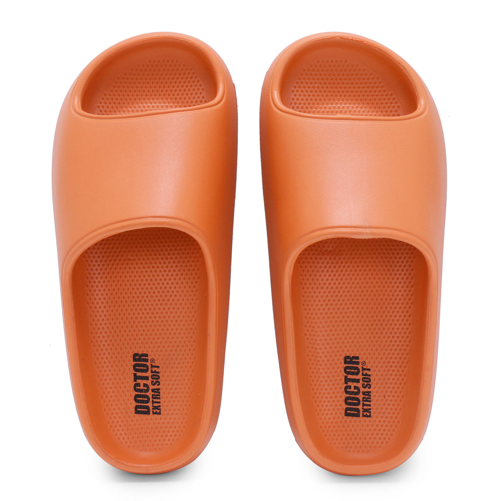 DOCTOR EXTRA SOFT D-508 Women's Classic Ultra Soft Sliders/Slippers with Cushion FootBed for Adult | Comfortable & Light Weight| Stylish & Anti-Skid| Waterproof & Everyday Flip Flops for Ladies/Girls