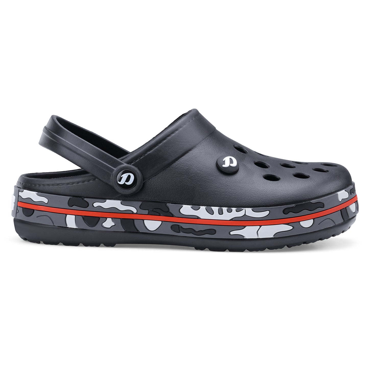 DOCTOR EXTRA SOFT D-520 Men's Classic Camouflage Casual Clogs/Sandals with Adjustable Back Strap for Adult| Comfortable & LightWeight | Stylish & Anti-Skid |Waterproof & Everyday Use Mules Gents & Boys