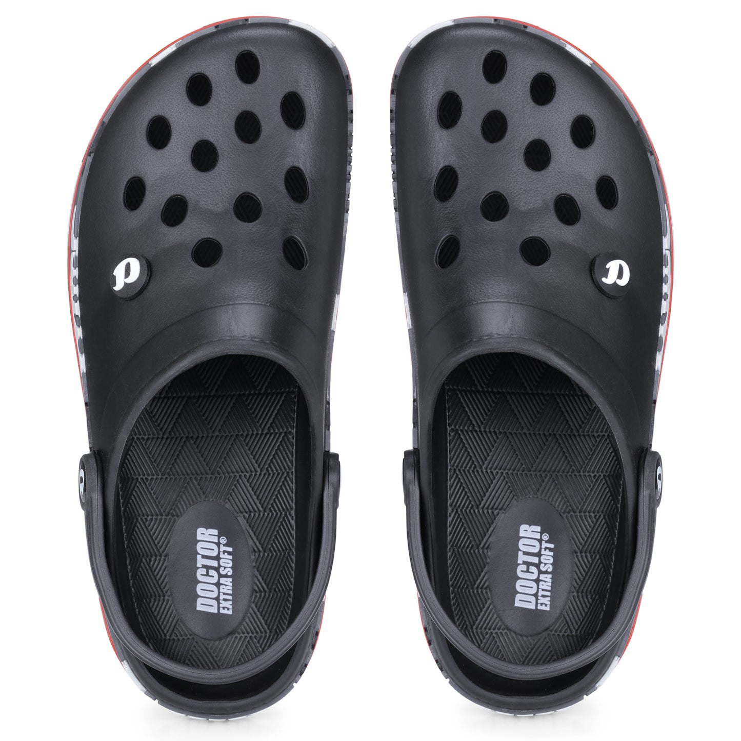 DOCTOR EXTRA SOFT D-520 Men's Classic Camouflage Casual Clogs/Sandals with Adjustable Back Strap for Adult| Comfortable & LightWeight | Stylish & Anti-Skid |Waterproof & Everyday Use Mules Gents & Boys