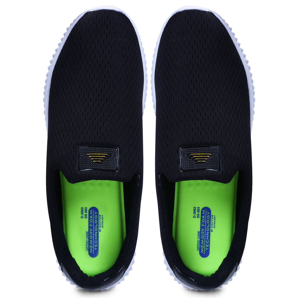 DOCTOR EXTRA SOFT D-2002 Memory Foam Men's Shoes for Walking Gym Training, Casual, Sports, Slip-On, Lightweight Comfortable Lace up Athletics Sneaker Moccasins for Gents