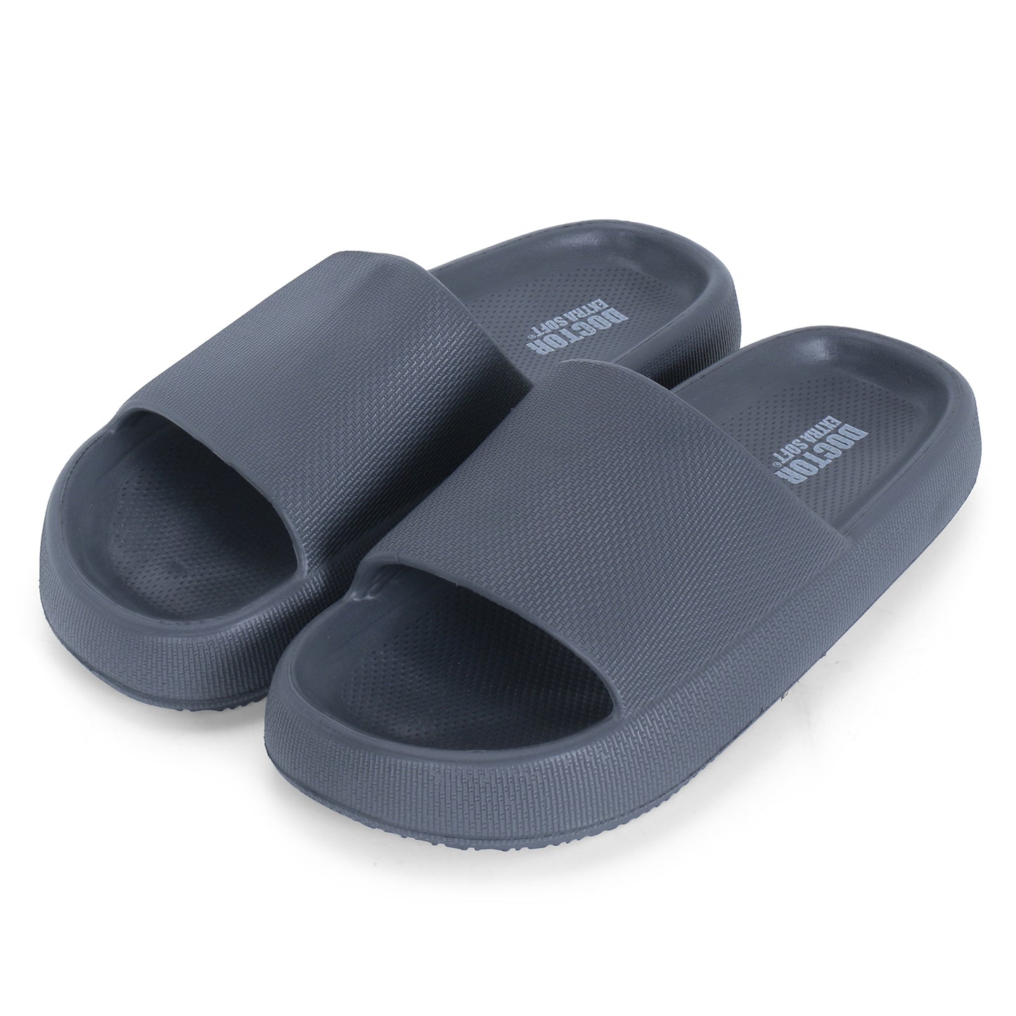 DOCTOR EXTRA SOFT D-504 Men's Classic Ultra Soft Sliders/Slippers with Cushion FootBed for Adult | Comfortable & Light Weight | Stylish & Anti-Skid | Waterproof & Everyday Flip Flops for Gents/Boy