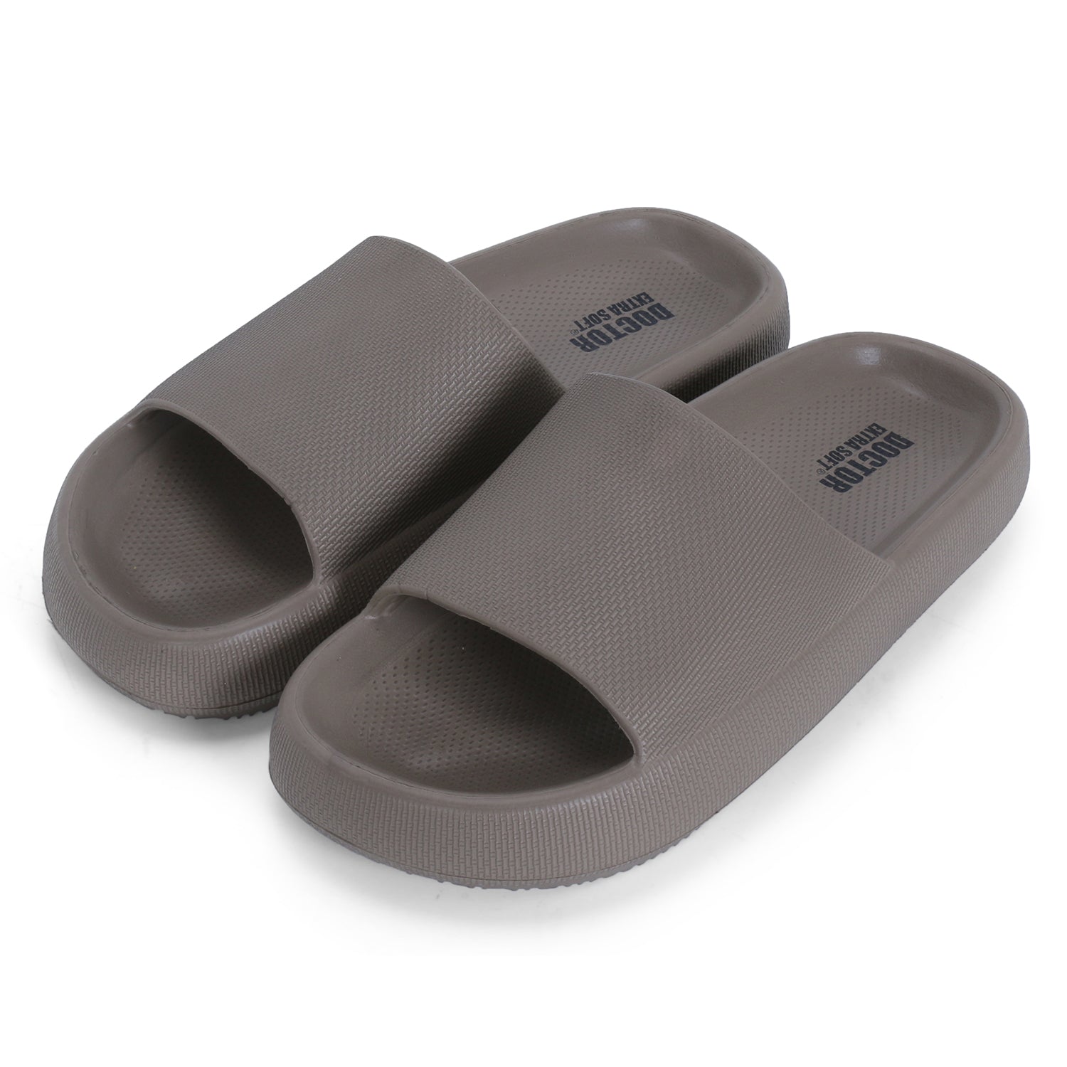 DOCTOR EXTRA SOFT D-504 Men's Classic Ultra Soft Sliders/Slippers with Cushion FootBed for Adult | Comfortable & Light Weight | Stylish & Anti-Skid | Waterproof & Everyday Flip Flops for Gents/Boy
