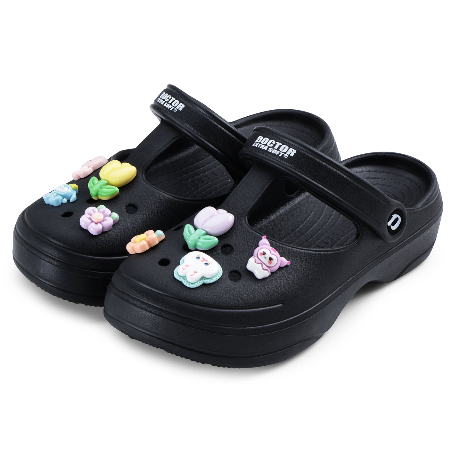 DOCTOR EXTRA SOFT D-511 Women's Clogs — Anti-Skid