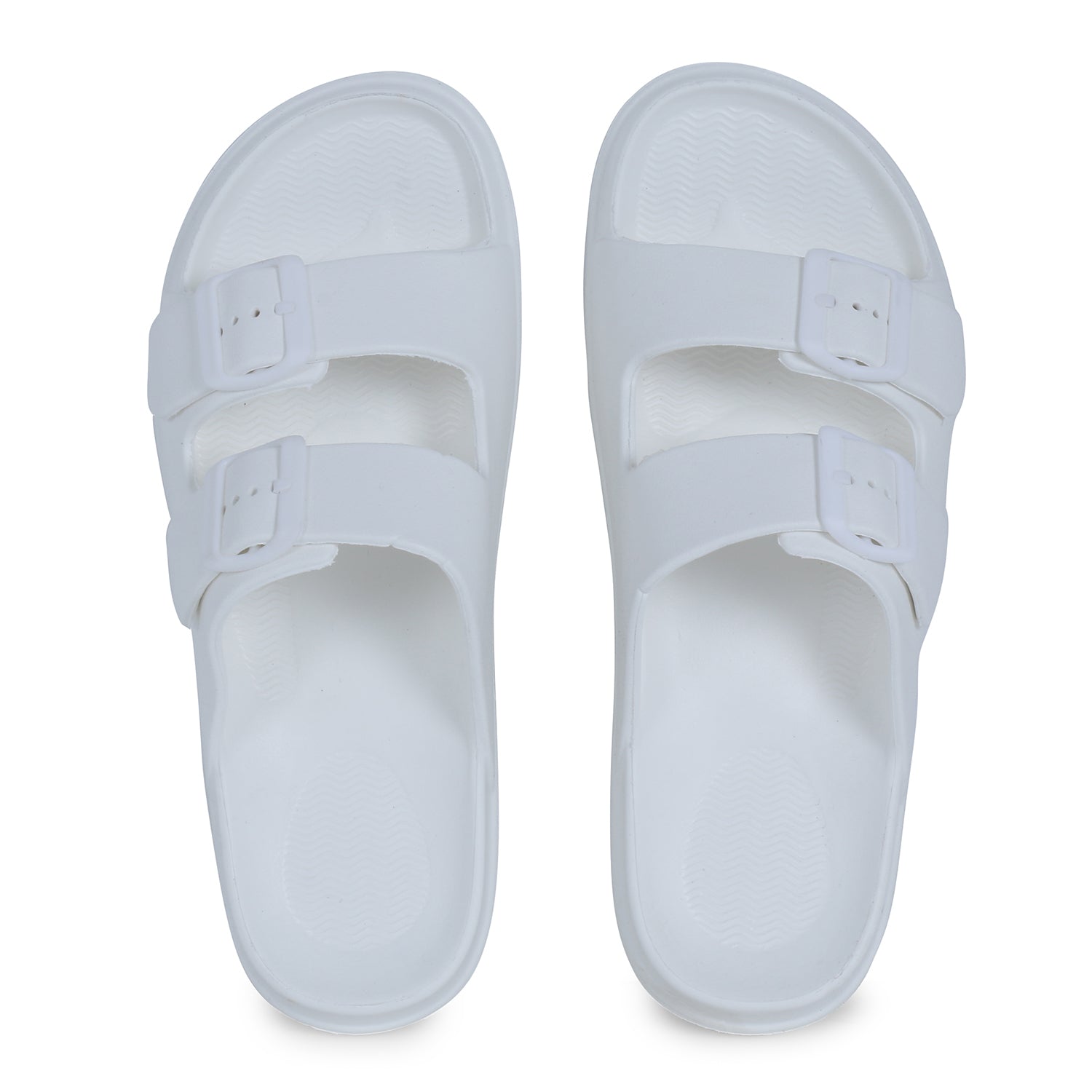 DOCTOR EXTRA SOFT D-505 Men's Classic Cushion Sliders/Slippers with Adjustable Buckle Strap for Adult | Comfortable & LightWeight |Stylish & Anti-Skid| Waterproof & Everyday Flip Flops for Gents/Boys