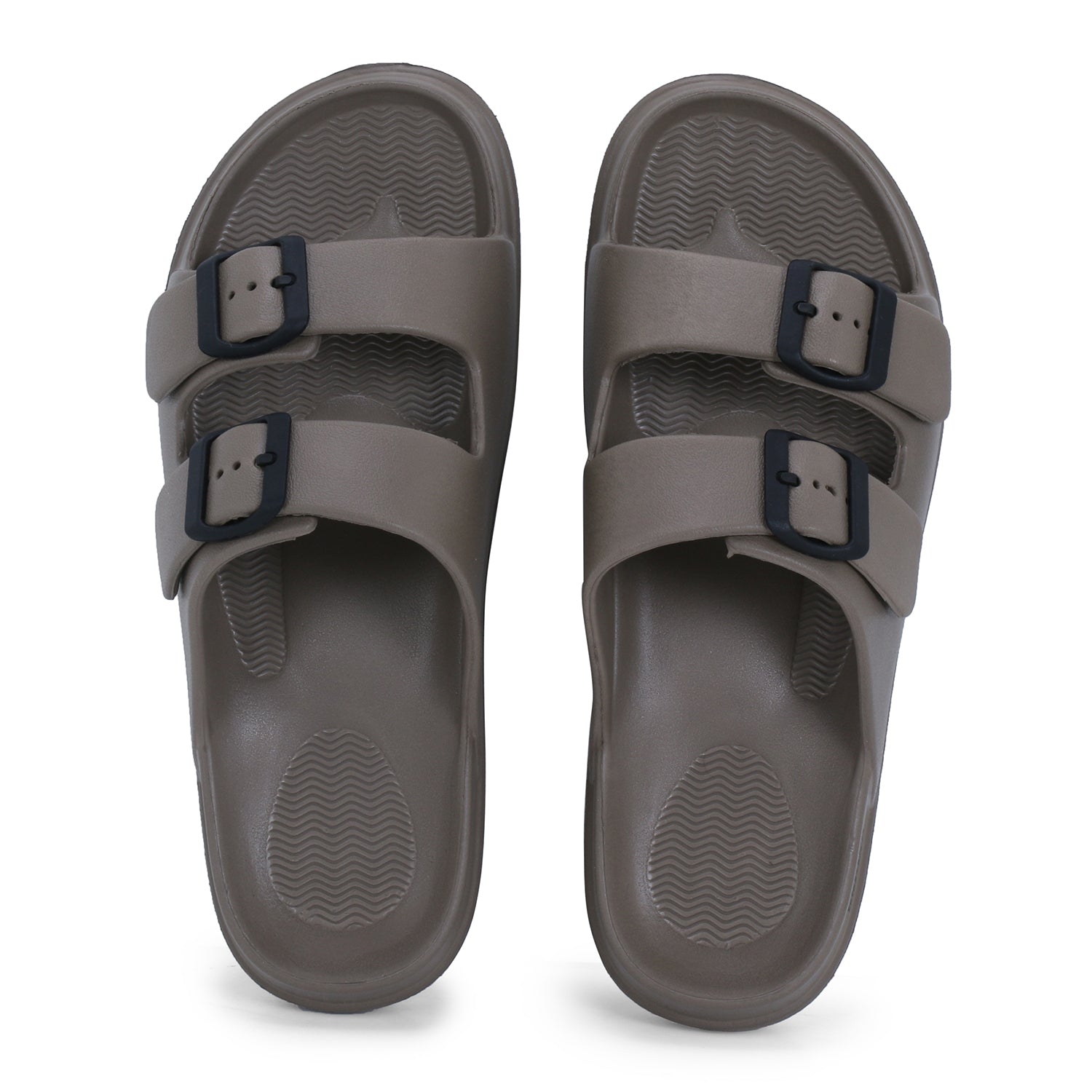 Slipper sliders with discount strap