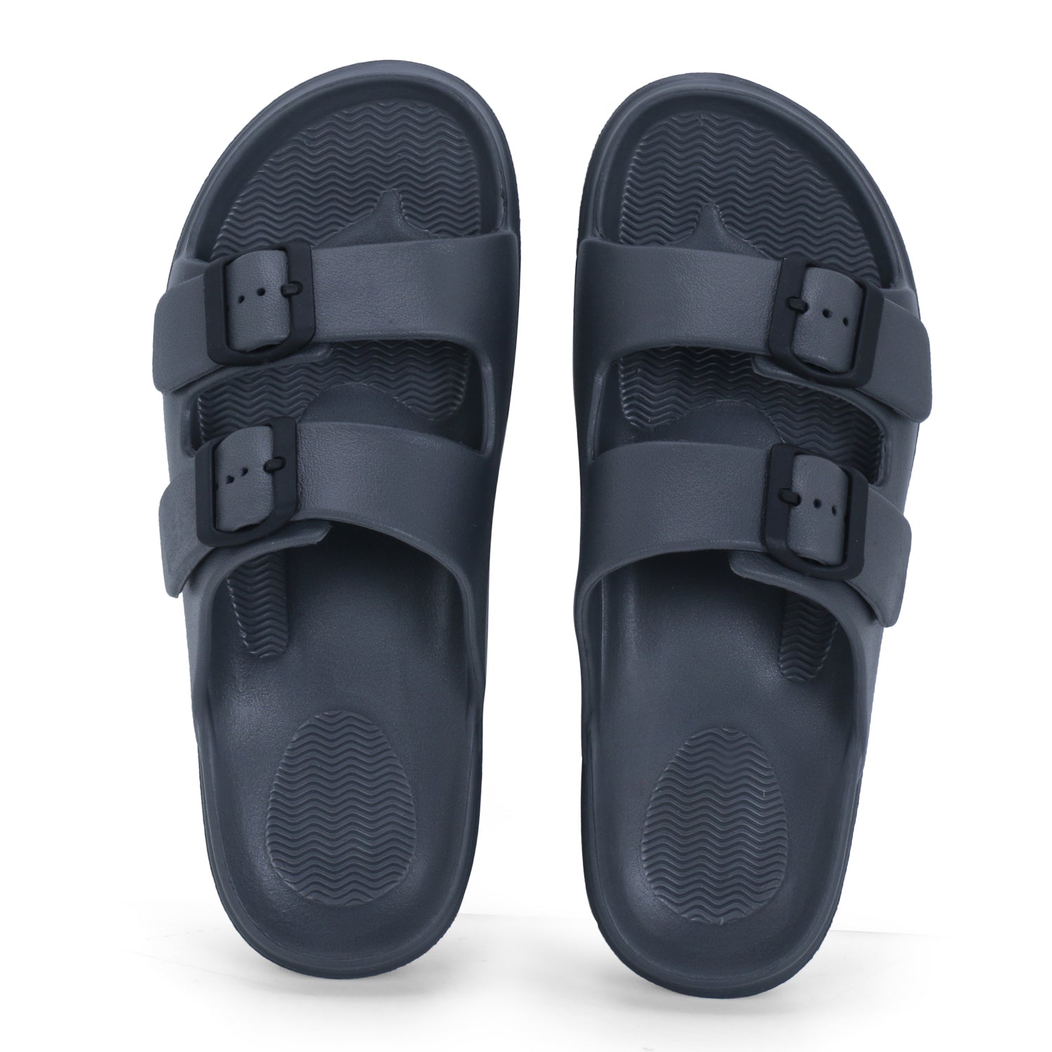 DOCTOR EXTRA SOFT D-505 Men's Classic Cushion Sliders/Slippers with Adjustable Buckle Strap for Adult | Comfortable & LightWeight |Stylish & Anti-Skid| Waterproof & Everyday Flip Flops for Gents/Boys