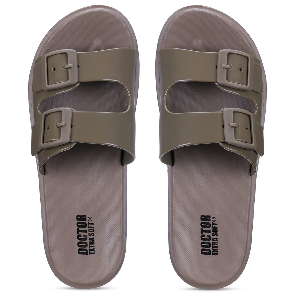 DOCTOR EXTRA SOFT D-523 Women's Slider Slippers — Cushioned & Anti-Skid