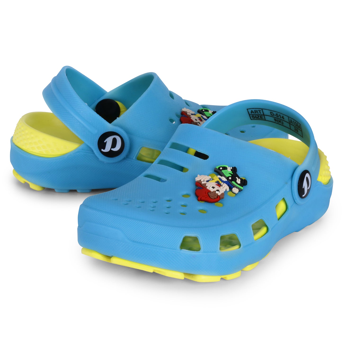 DOCTOR EXTRA SOFT D-514 Unisex-Child Kids Classic Ultra Soft Clogs/Sandals with Adjustable Back Strap| Comfortable & LightWeight| Stylish & Anti-Skid| Indoor & Outdoor Casual Sports Mules Boys/Girls