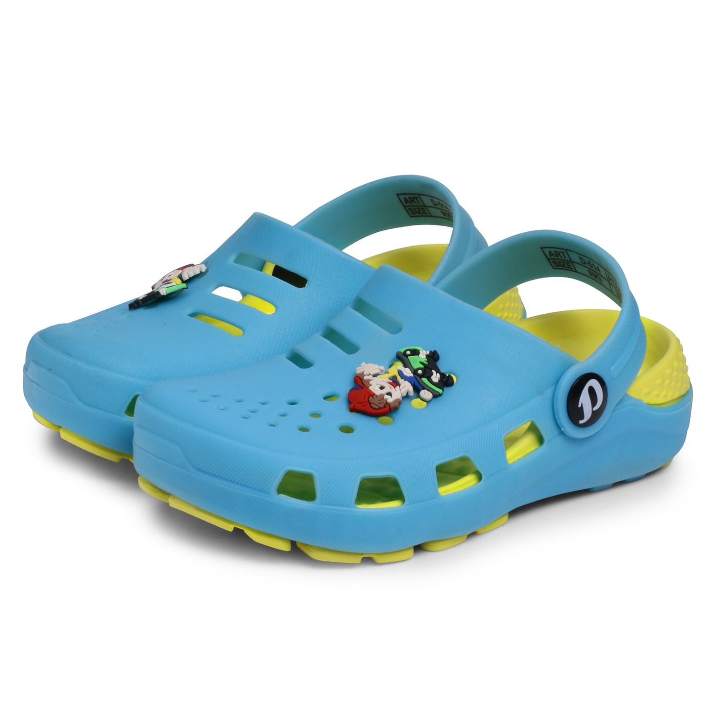 DOCTOR EXTRA SOFT D-514 Unisex-Child Kids Classic Ultra Soft Clogs/Sandals with Adjustable Back Strap| Comfortable & LightWeight| Stylish & Anti-Skid| Indoor & Outdoor Casual Sports Mules Boys/Girls