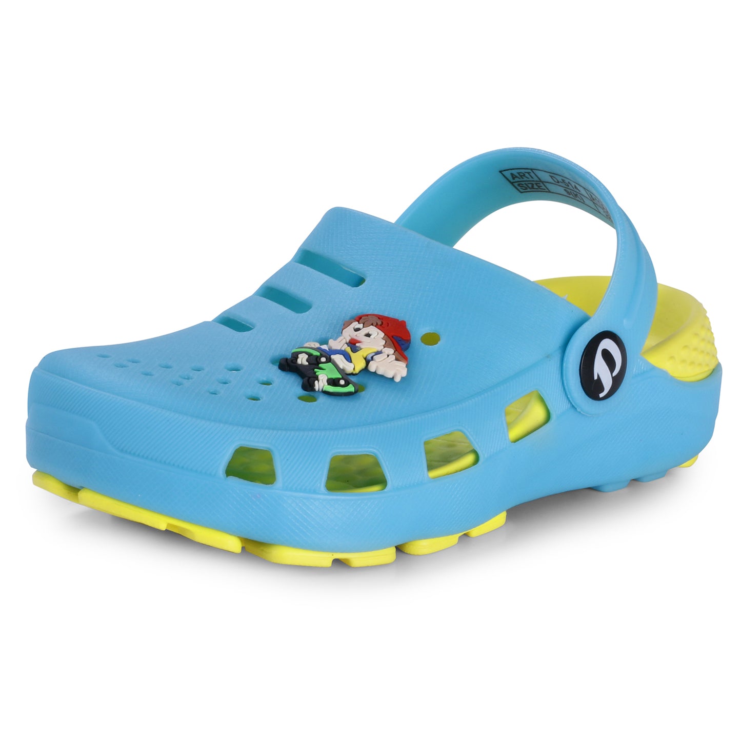 DOCTOR EXTRA SOFT D-514 Unisex-Child Kids Classic Ultra Soft Clogs/Sandals with Adjustable Back Strap| Comfortable & LightWeight| Stylish & Anti-Skid| Indoor & Outdoor Casual Sports Mules Boys/Girls