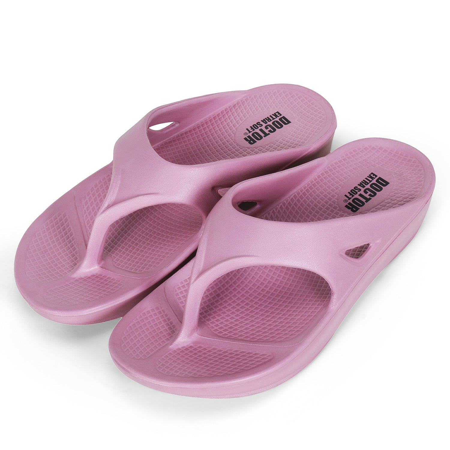 DOCTOR EXTRA SOFT D-510 Women's Classic Ultra Soft Flip Flops/Slippers with Cushion FootBed for Adult | Comfortable & Light Weight| Stylish & Anti-Skid| Waterproof & Everyday Slip-on for Ladies/Girls