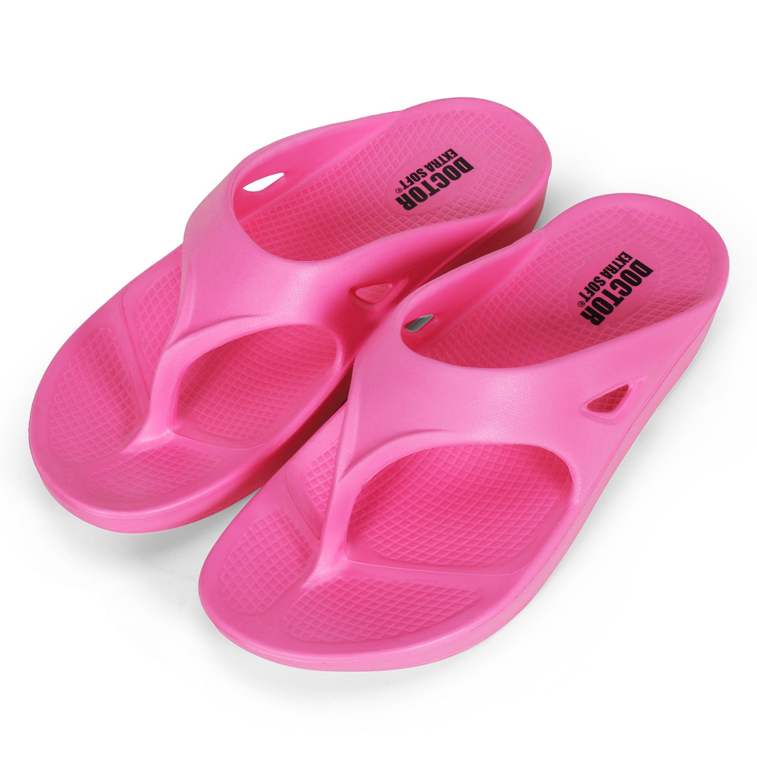 DOCTOR EXTRA SOFT D-510 Women's Classic Ultra Soft Flip Flops/Slippers with Cushion FootBed for Adult | Comfortable & Light Weight| Stylish & Anti-Skid| Waterproof & Everyday Slip-on for Ladies/Girls