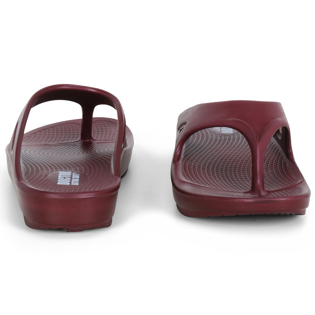 DOCTOR EXTRA SOFT D-510 Women's Classic Ultra Soft Flip Flops/Slippers with Cushion FootBed for Adult | Comfortable & Light Weight| Stylish & Anti-Skid| Waterproof & Everyday Slip-on for Ladies/Girls